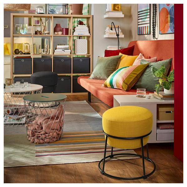 IKEA EMMISLÖV Pouffe Skiftebo Yellow