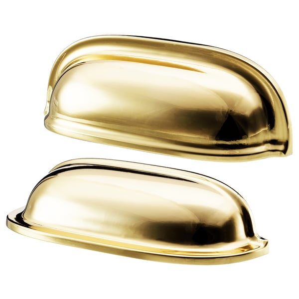 IKEA ENERYDA Cup cabinet pull brass color 3 1/2 "
