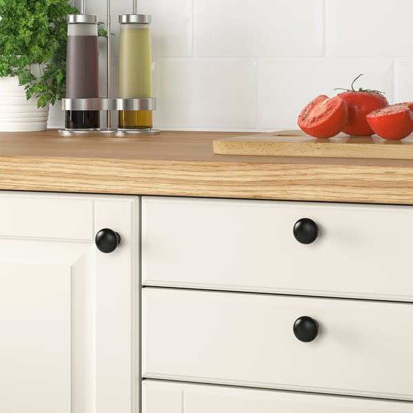 IKEA ENERYDA Knob Black 1 1/16 "