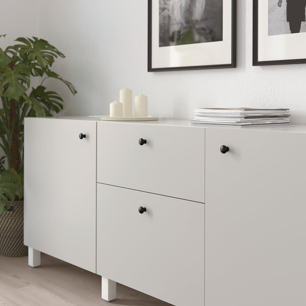 IKEA ENERYDA Knob Black 1 1/16 "