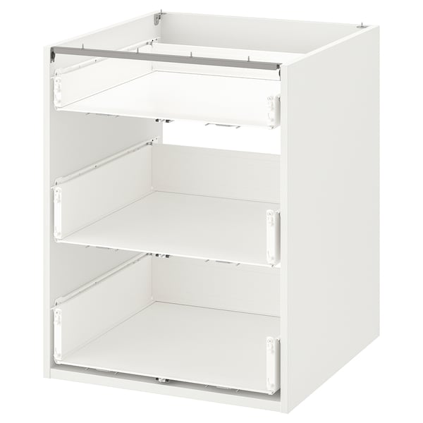 IKEA ENHET Base cb w 3 drawers white 24x24x30 "