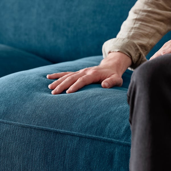 IKEA ESSEBODA Loveseat Tallmyra Blue/brown