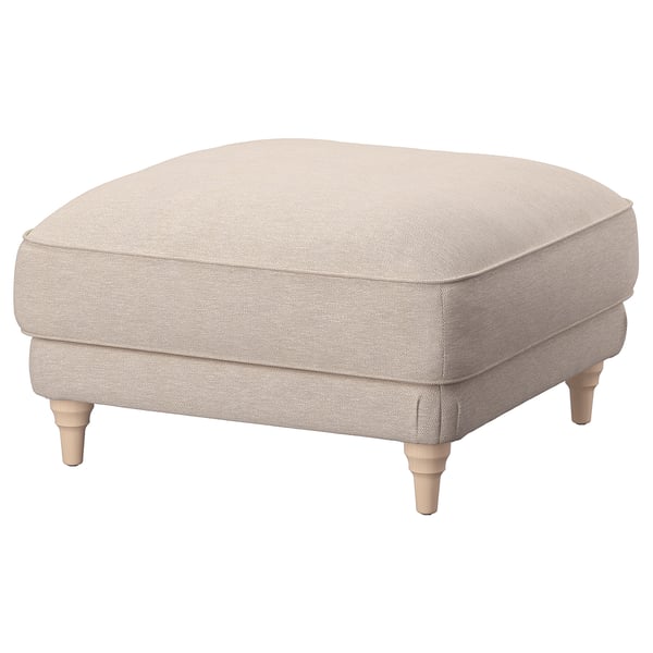 IKEA ESSEBODA Ottoman Knäbäck/light beige birch