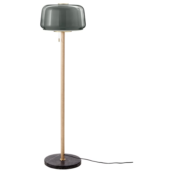 IKEA EVEDAL Floor lamp marble/gray