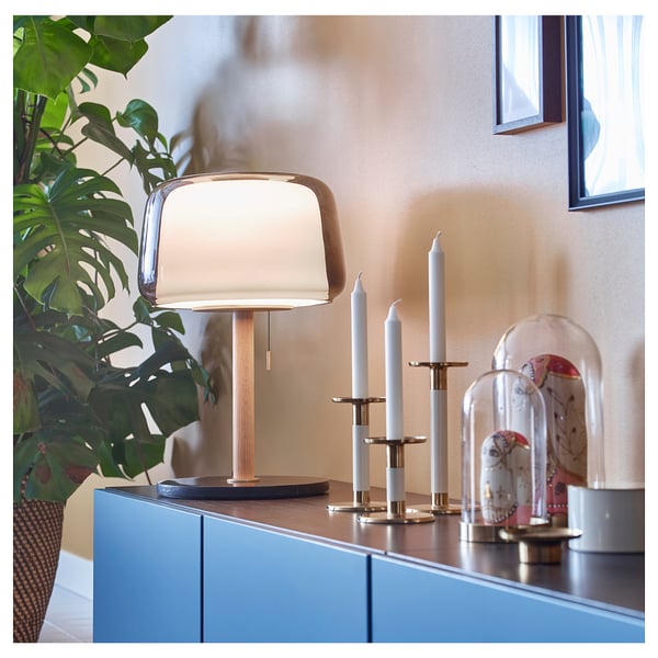 IKEA EVEDAL Table Lamp Marble/gray