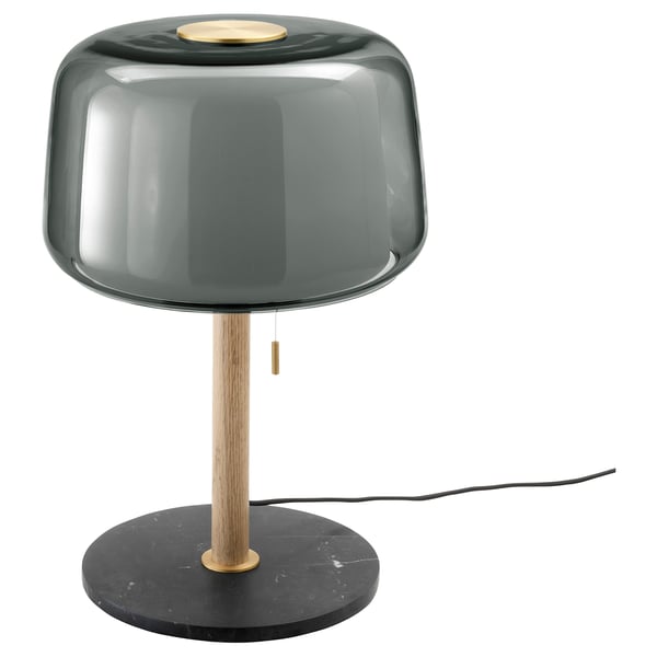 IKEA EVEDAL Table lamp marble/gray