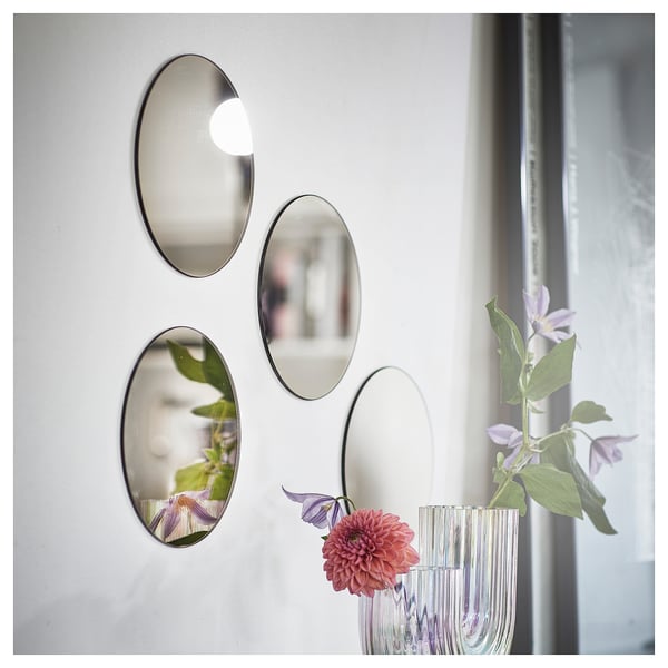 IKEA FÄRGEK Decorative Mirror Gray 7 7/8 "