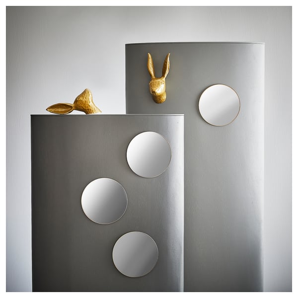 IKEA FÄRGEK Decorative Mirror Gray 7 7/8 "