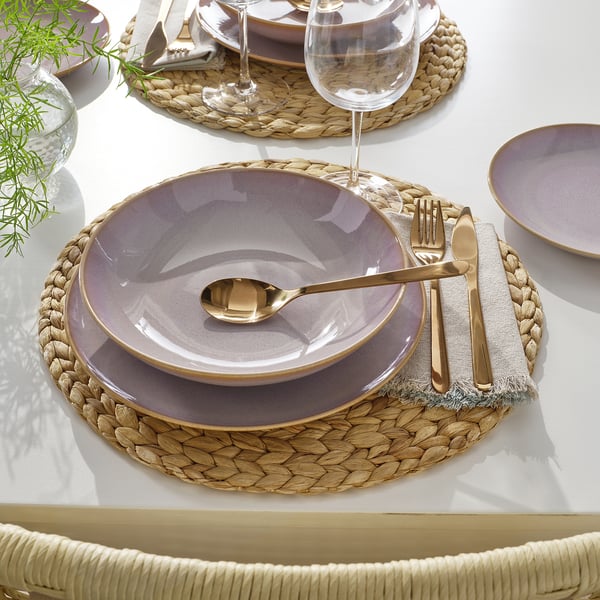 IKEA FÄRGKLAR Deep Plate/bowl Light Pink 9 "