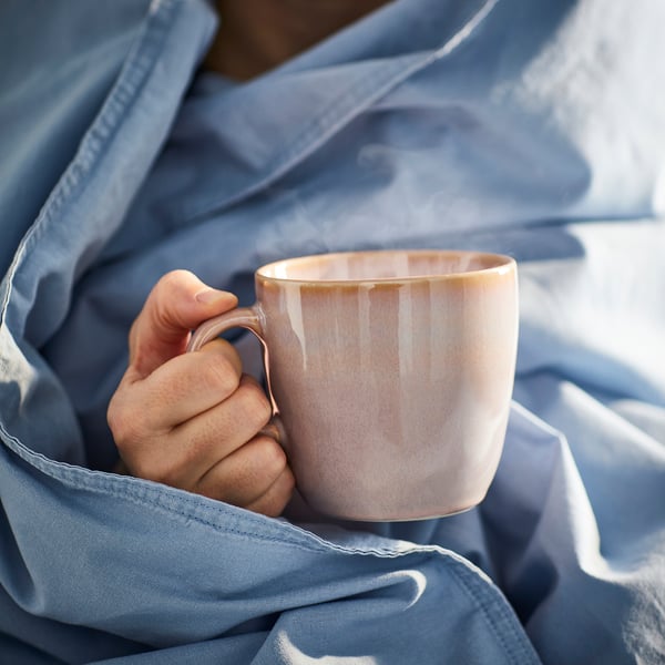 IKEA FÄRGKLAR Mug Light Pink 14 Oz