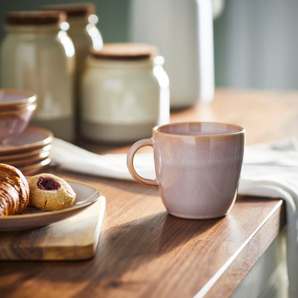 IKEA FÄRGKLAR Mug Light Pink 14 Oz