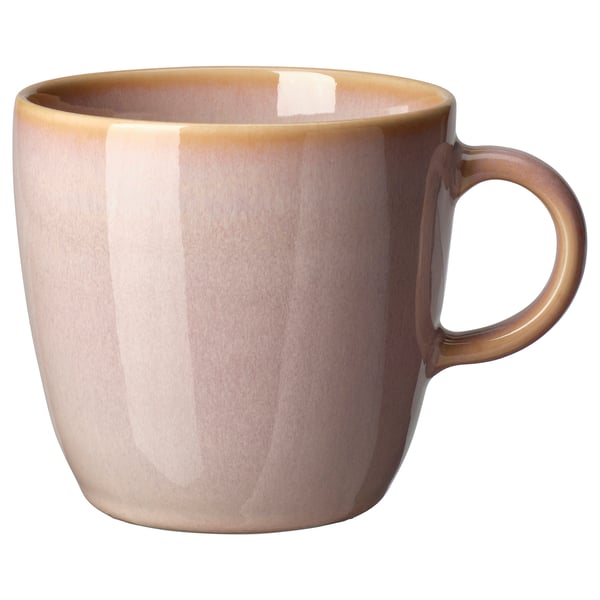 IKEA FÄRGKLAR Mug light pink 14 oz
