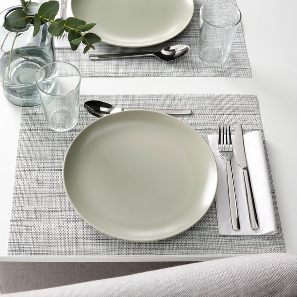 IKEA FÄRGKLAR Plate Matte Green 10 "