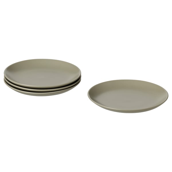 IKEA FÄRGKLAR Side plate matte green 8 "