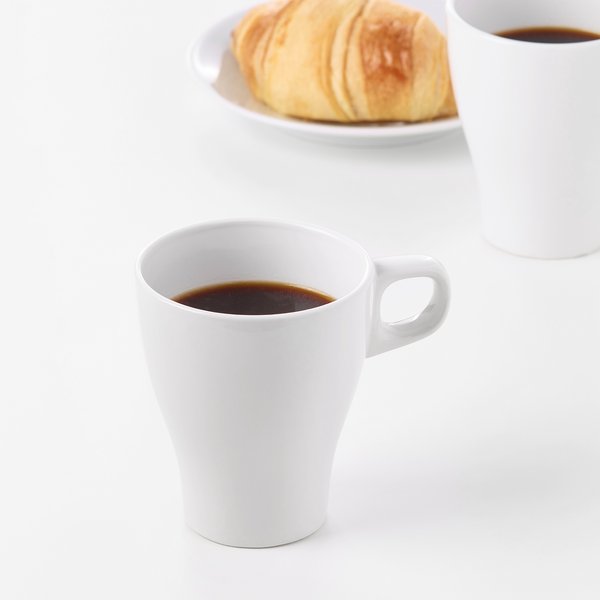 IKEA FÄRGRIK Mug Stoneware White 8.5 Oz