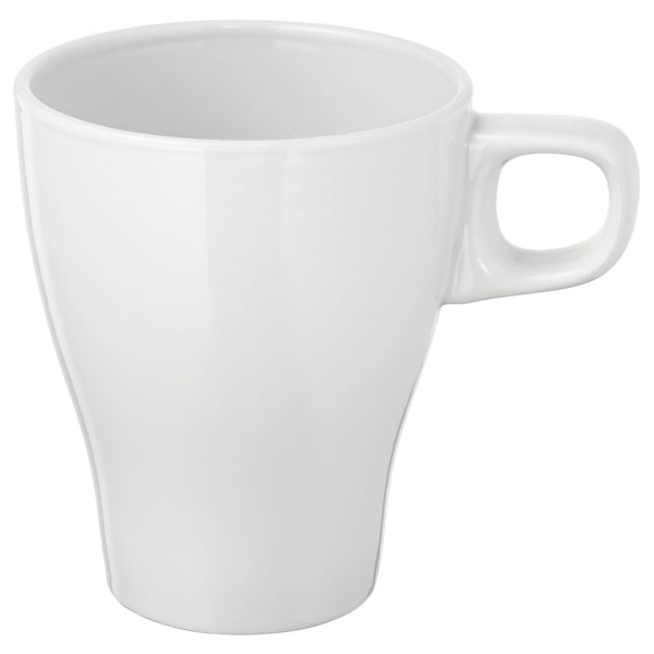 IKEA FÄRGRIK Mug stoneware white 8.5 oz