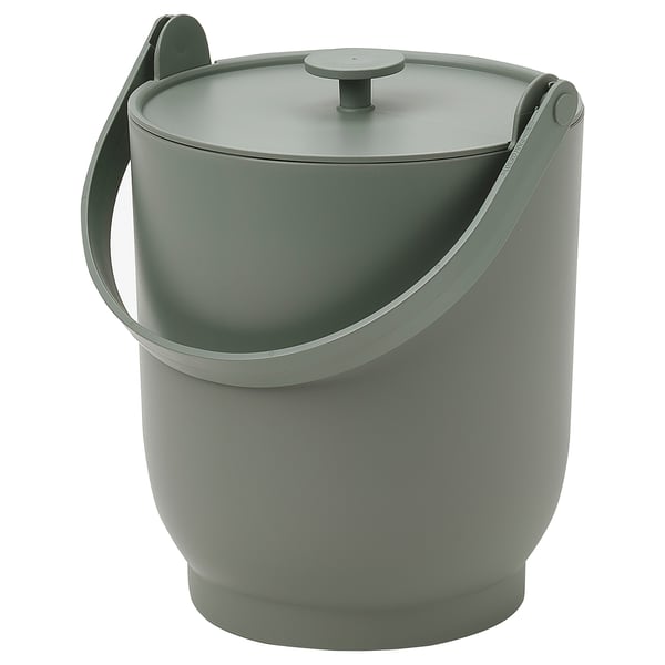 IKEA FARMARKVAST Compost bin gray-green 135 oz