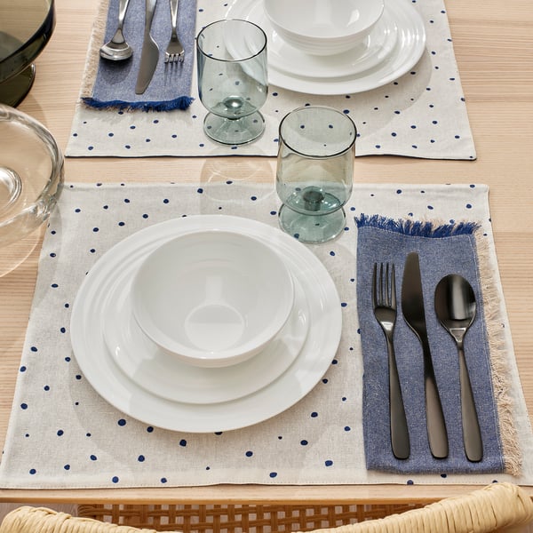 IKEA FAVORISERA 12 Piece Dinnerware Set White
