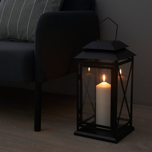 IKEA FENOMEN Unscented Pillar Candle Natural 7 ½ "