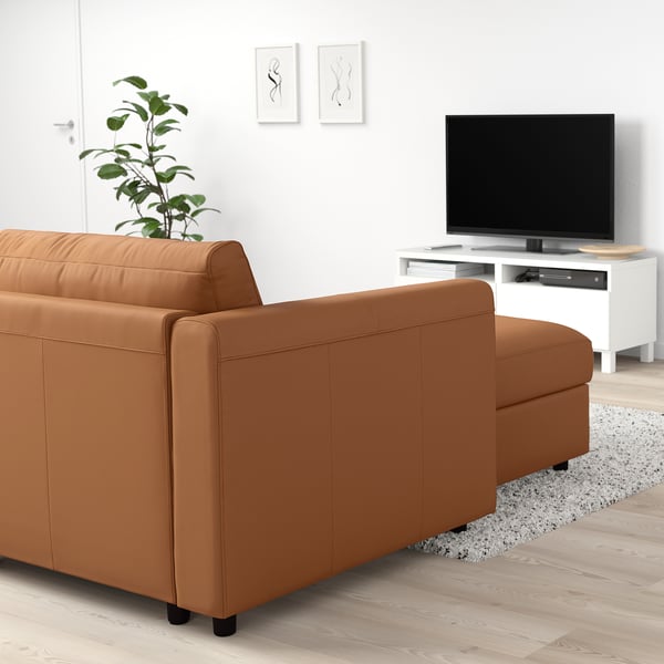 IKEA FINNALA Chaise Grann/Bomstad Golden Brown