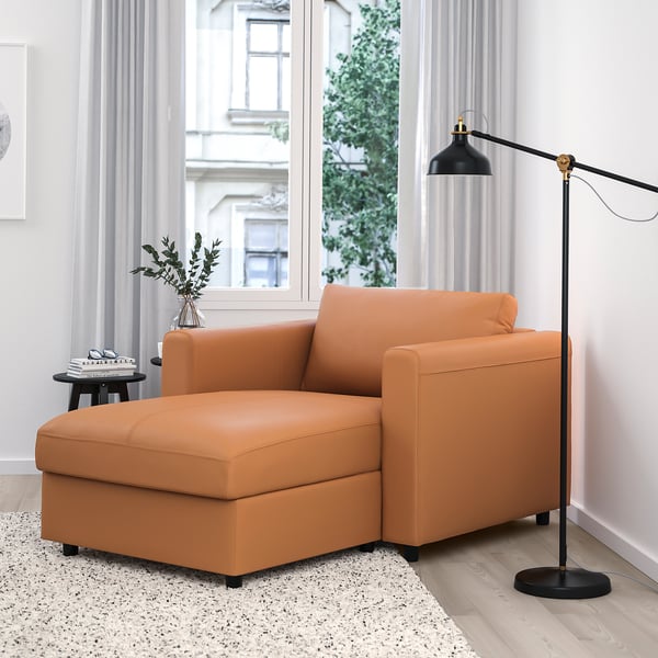 IKEA FINNALA Chaise Grann/Bomstad Golden Brown