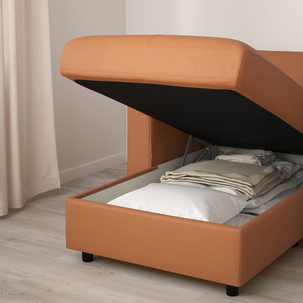 IKEA FINNALA Chaise Grann/Bomstad Golden Brown