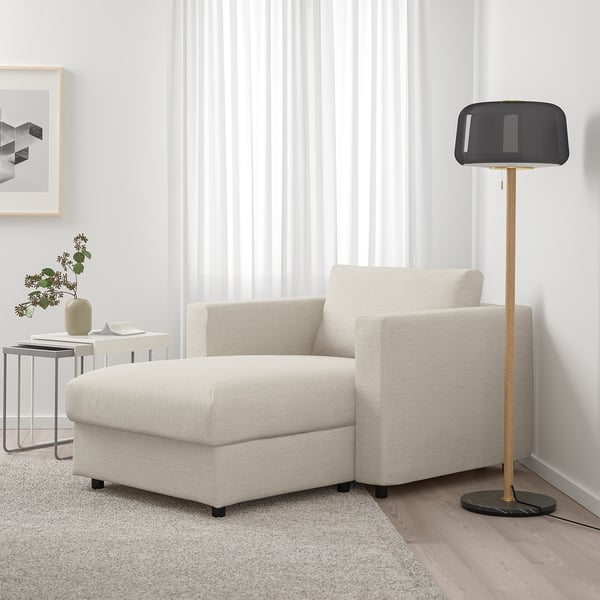 IKEA FINNALA Chaise Gunnared Beige