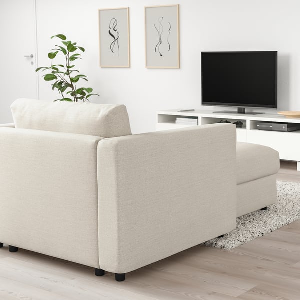 IKEA FINNALA Chaise Gunnared Beige