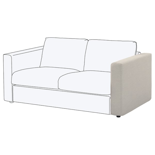 IKEA FINNALA Cover For Armrest Gunnared Beige