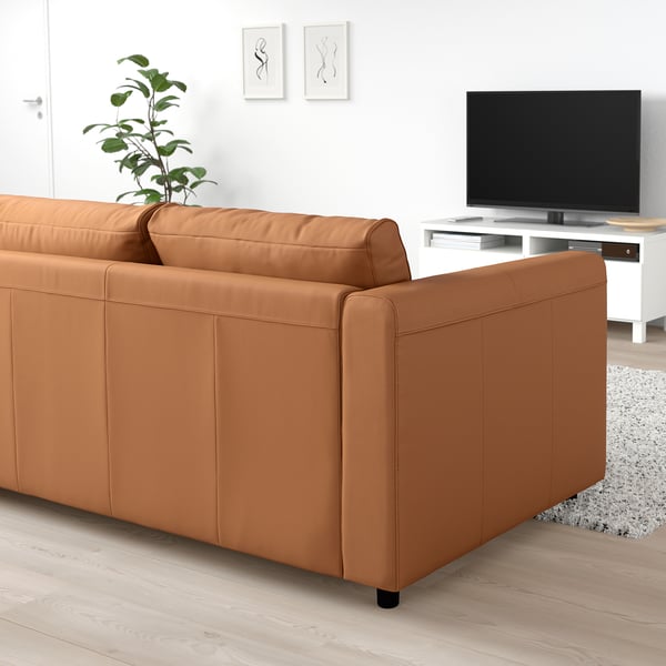 IKEA FINNALA Loveseat Grann/Bomstad Golden Brown
