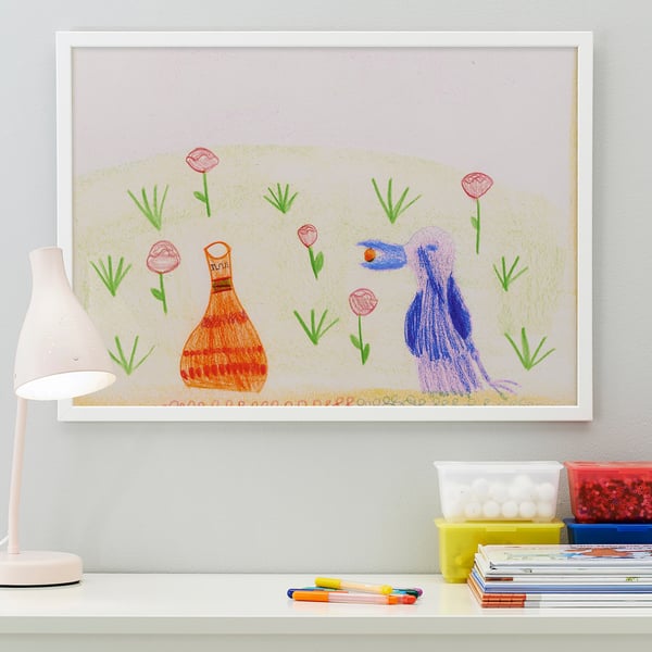 IKEA FISKBO Frame White 19 ¾x27 ½ "