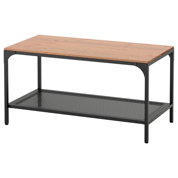 IKEA FJÄLLBO Coffee table black 35 3/8x18 1/8 "