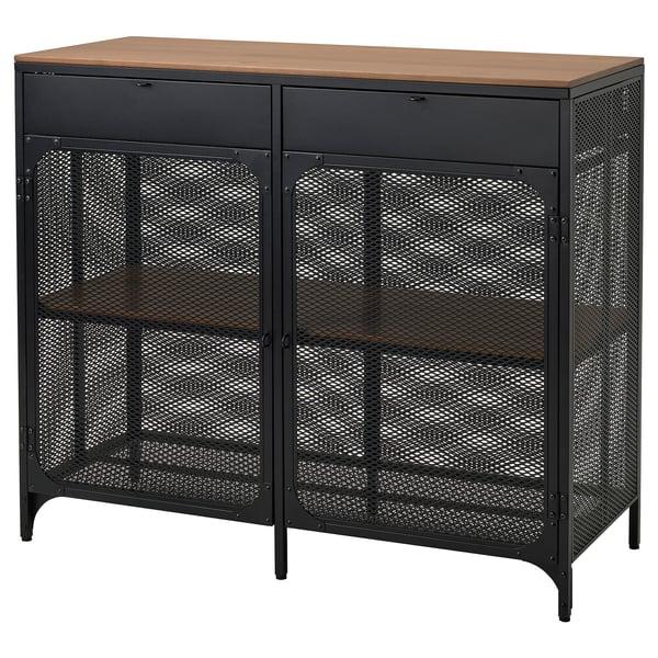 IKEA FJÄLLBO Sideboard black 43 3/4x18 1/2x37 3/8 "