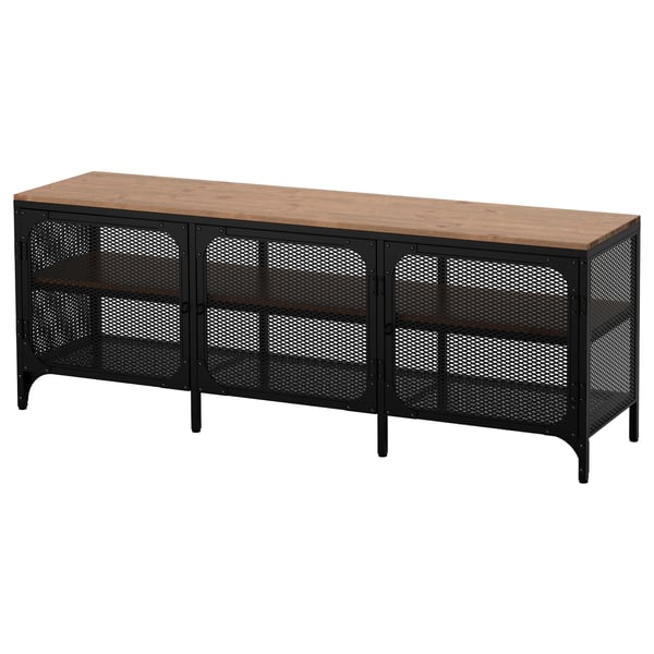 IKEA FJÄLLBO TV unit black 59x14 1/8x21 1/4 "