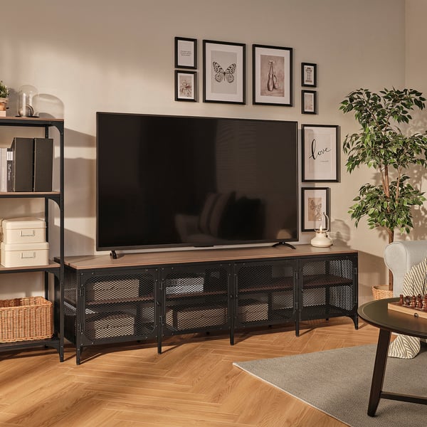 IKEA FJÄLLBO TV Unit Black 78x17 3/4x21 1/4 "