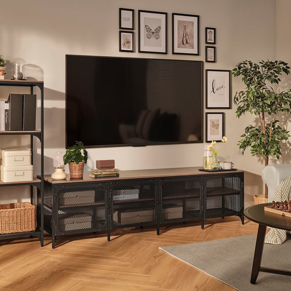 IKEA FJÄLLBO TV Unit Black 78x17 3/4x21 1/4 "