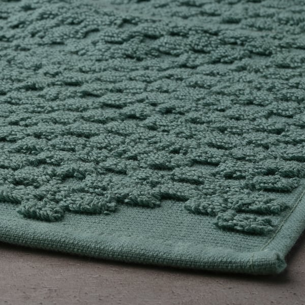 IKEA FJÄLLKATTFOT Bath Mat Turquoise 20x31 "