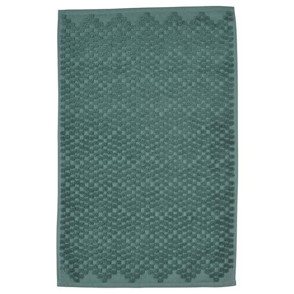 IKEA FJÄLLKATTFOT Bath mat turquoise 20x31 "