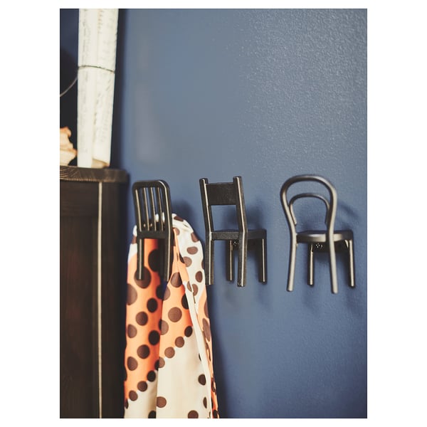 IKEA FJANTIG Hook Black