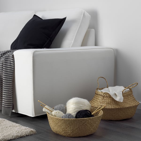IKEA FLÅDIS Basket Seagrass 9 7/8 "