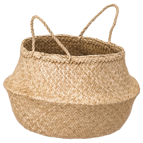 IKEA FLÅDIS Basket seagrass 9 7/8 "