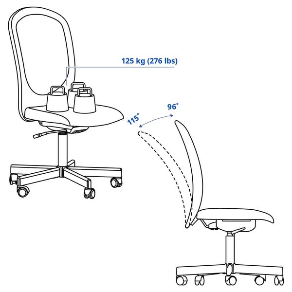 IKEA FLINTAN Office Chair Black