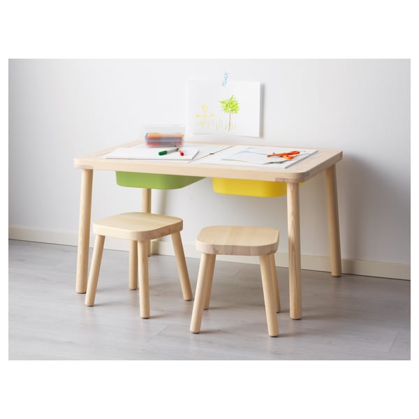 IKEA FLISAT Children's Table 32 5/8x22 7/8 "