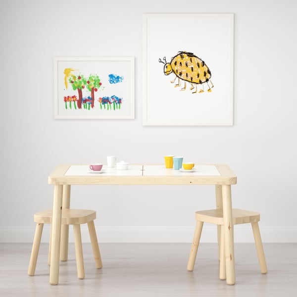 IKEA FLISAT Children's Table 32 5/8x22 7/8 "