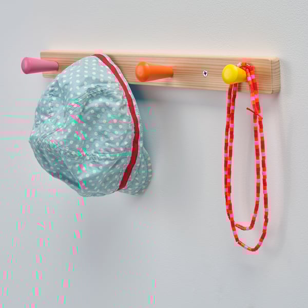 IKEA FLISAT Knob Rack With 4 Knobs