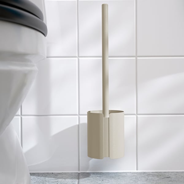 IKEA FLORSJÖN Toilet Brush Beige