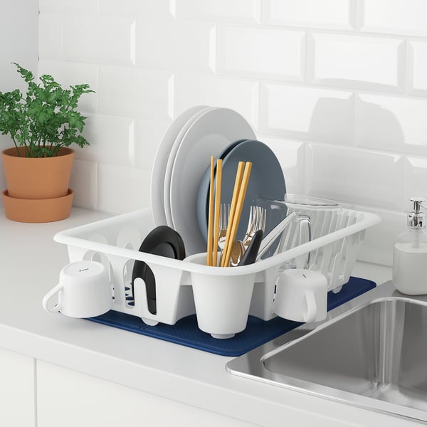 IKEA FLUNDRA Dish Drainer White