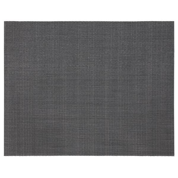 IKEA FLYGFISK Place mat dark gray 15x12 "