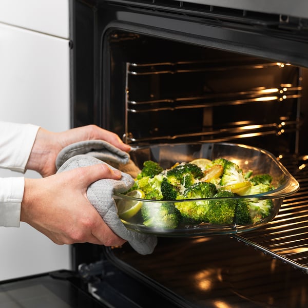 IKEA FÖLJSAM Baking Dish Clear Glass 9 ¾x9 ¾ "
