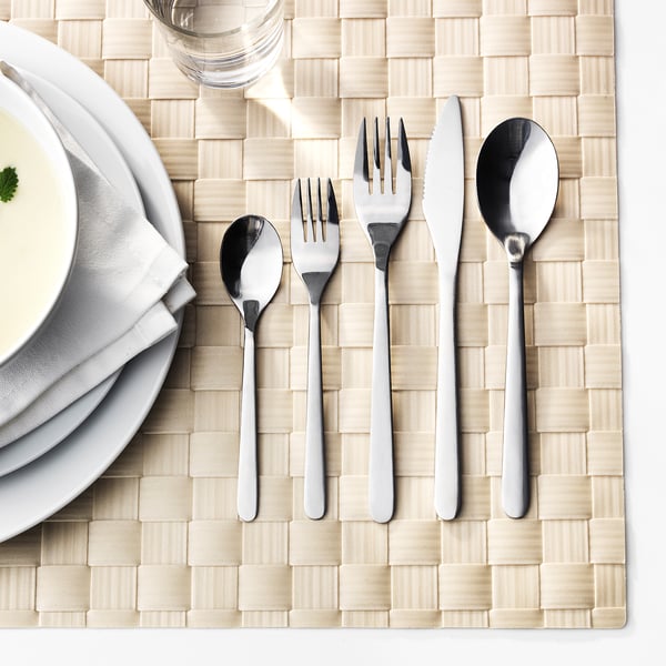 IKEA FÖRNUFT 20-piece Flatware Set Stainless Steel